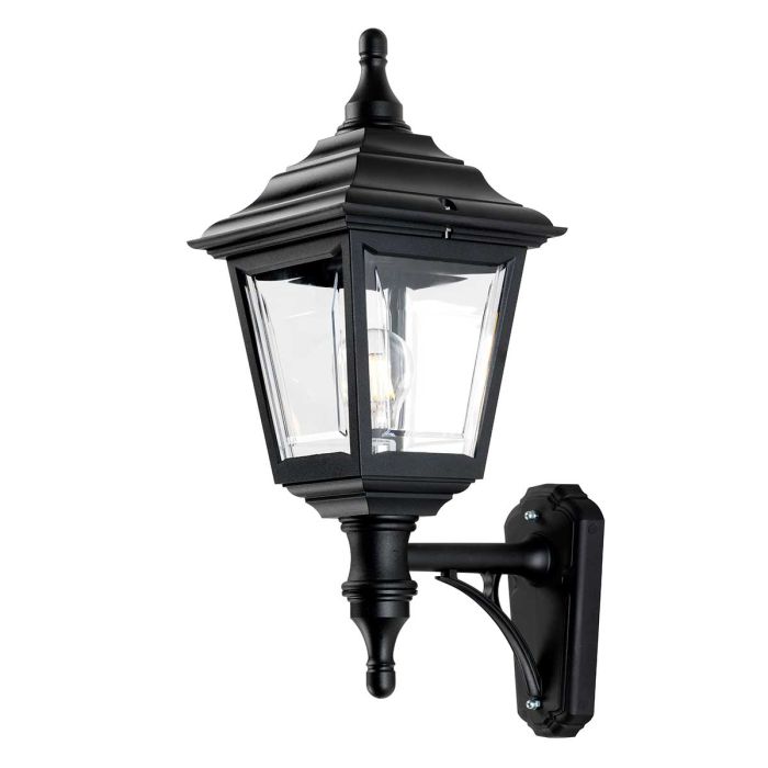 Kerry 1 Light Wall Lantern - Black
