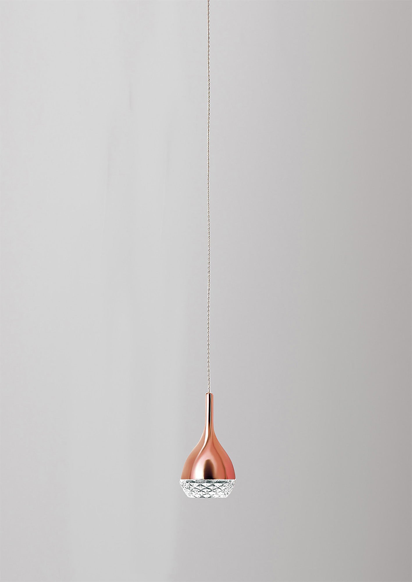 Khalifa Pendant 1 Light GU10 Copper by Mantra