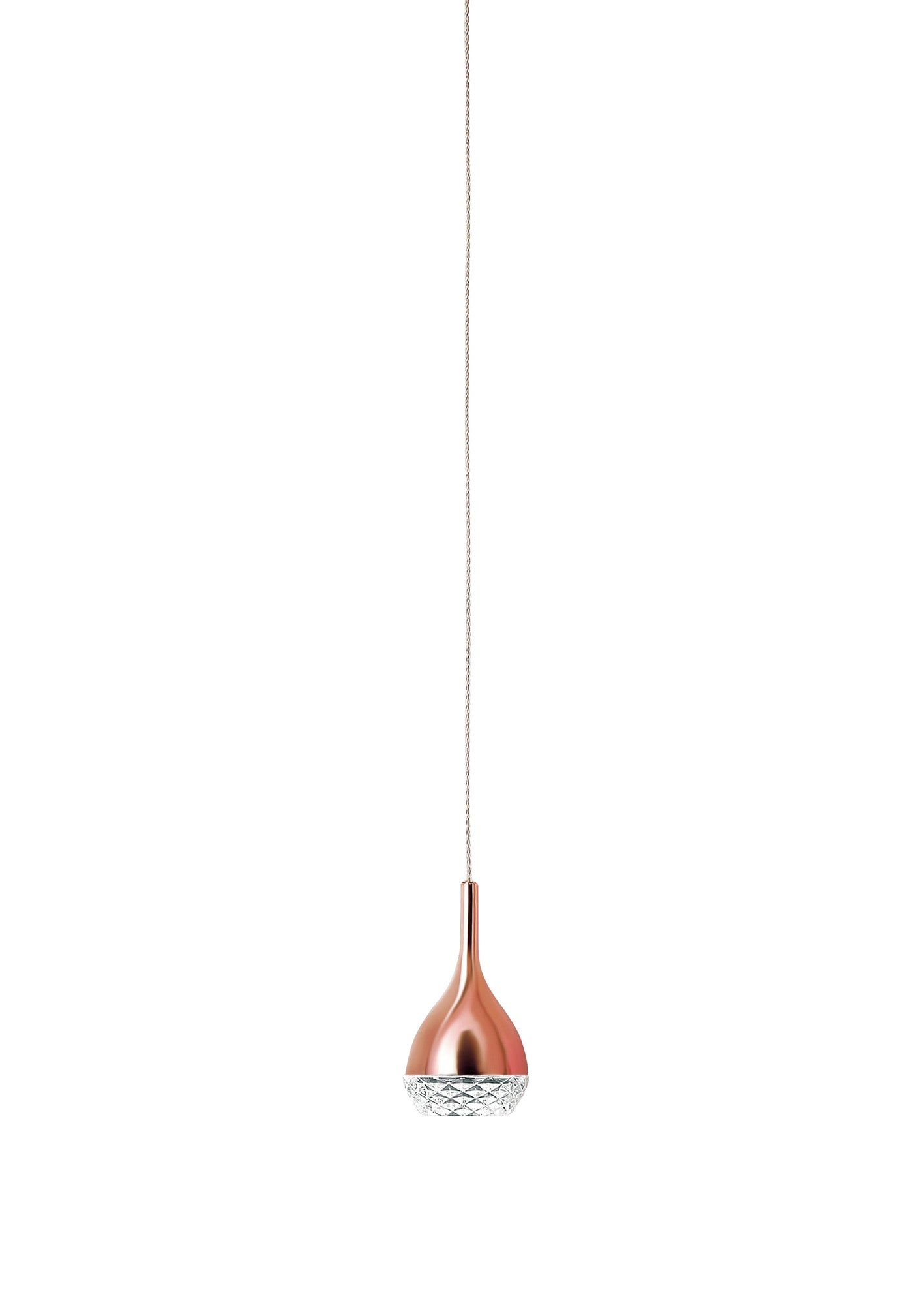 Khalifa Pendant 1 Light GU10 Copper by Mantra