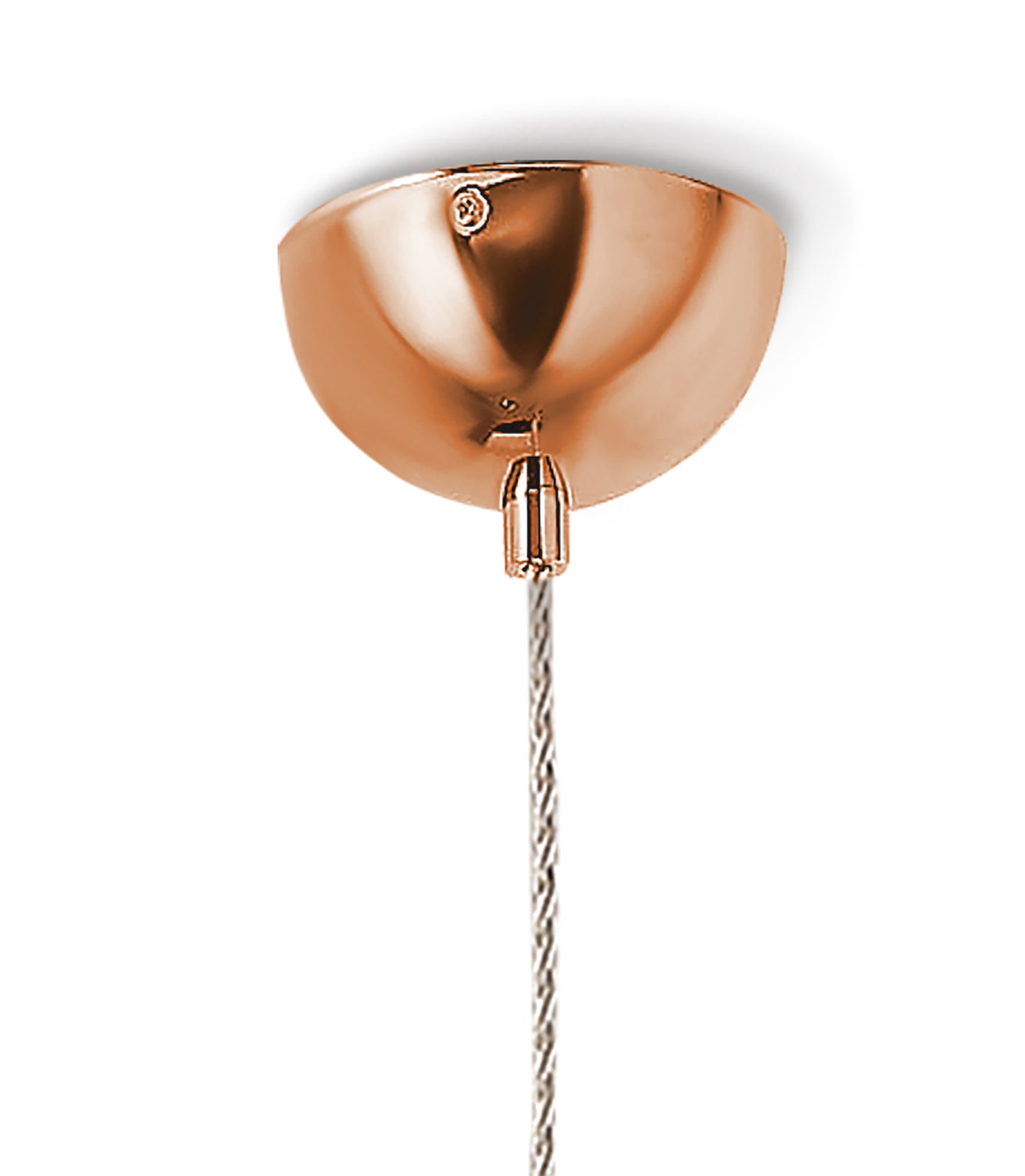 Khalifa Pendant 1 Light GU10 Copper by Mantra