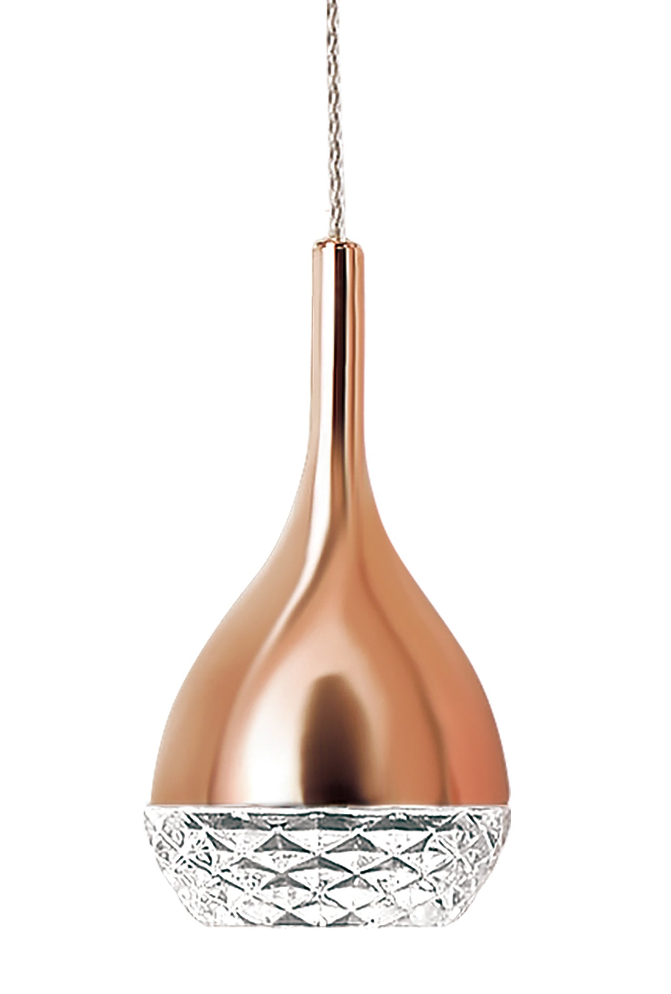 Khalifa Pendant 1 Light GU10 Copper by Mantra