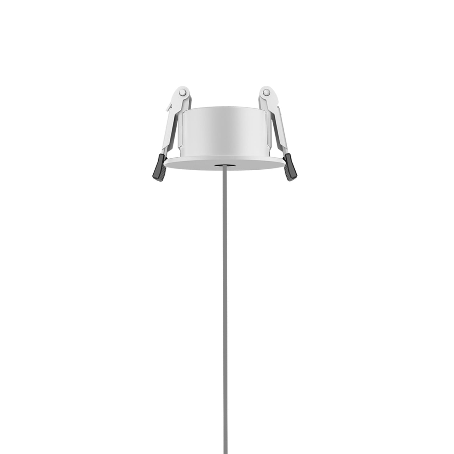 Kilda 1 Light Recessed Pendant, 10W LED, 3000K, 800lm, White, 3yrs Warranty by Mantra