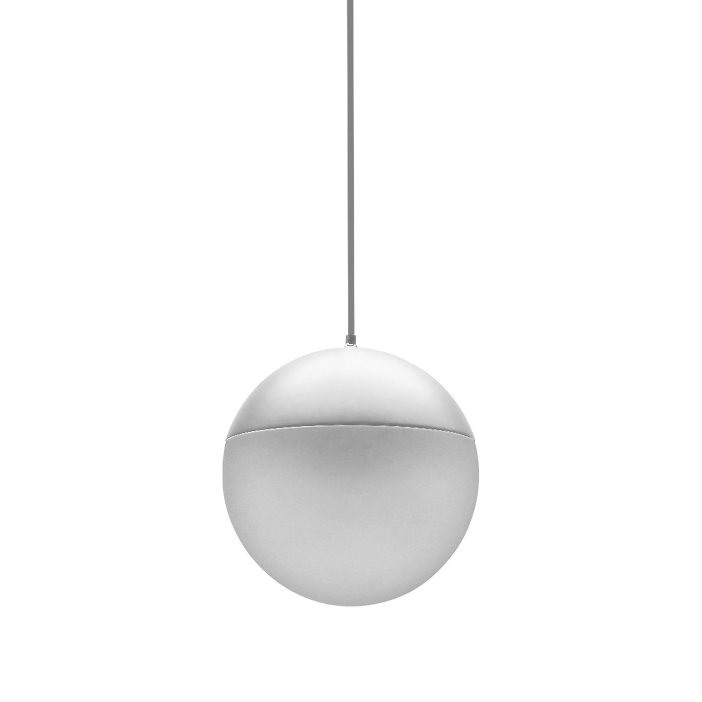 Kilda 1 Light Recessed Pendant, 10W LED, 3000K, 800lm, White, 3yrs Warranty by Mantra