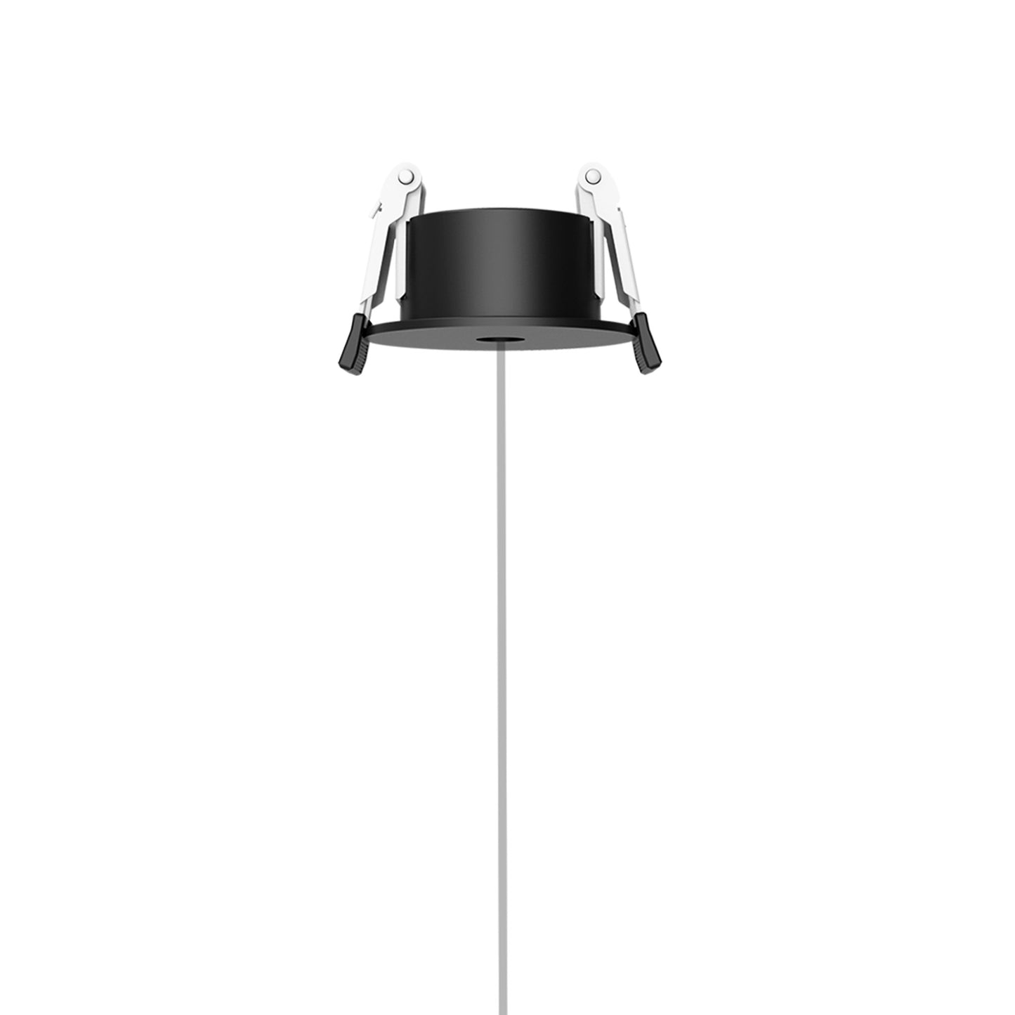 Kilda 1 Light Recessed Pendant, 10W LED, 3000K, 800lm, Black, 3yrs Warranty by Mantra