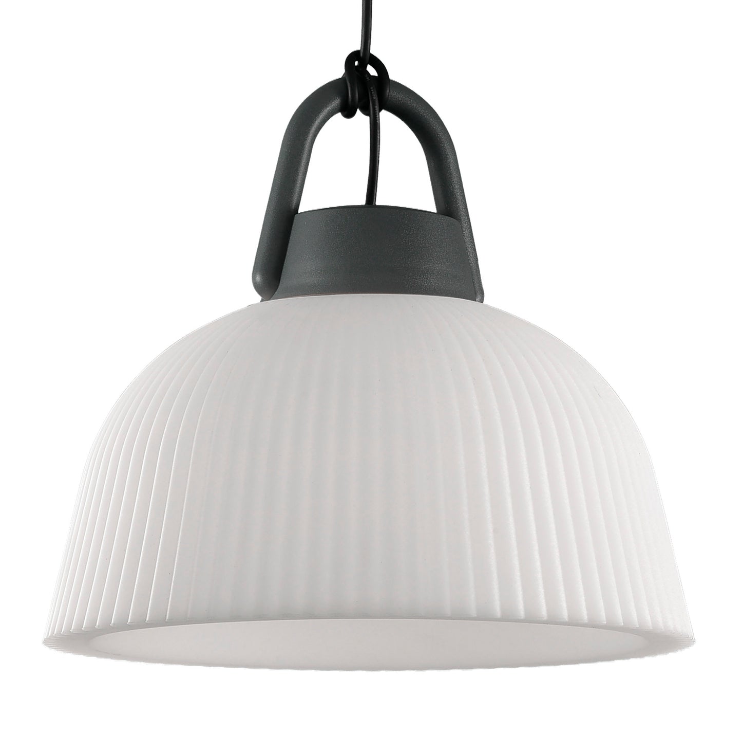 Kinke Pendant, 1 x E27 IP65, Anthracite, 2yrs Warranty by Mantra