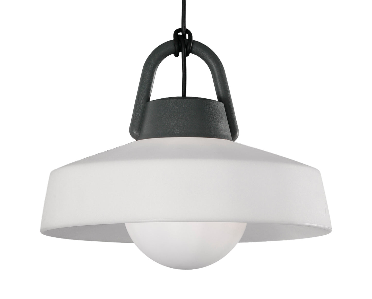 Kinke Pendant, 1 x E27, IP65, Anthracite 2yrs Warranty by Mantra