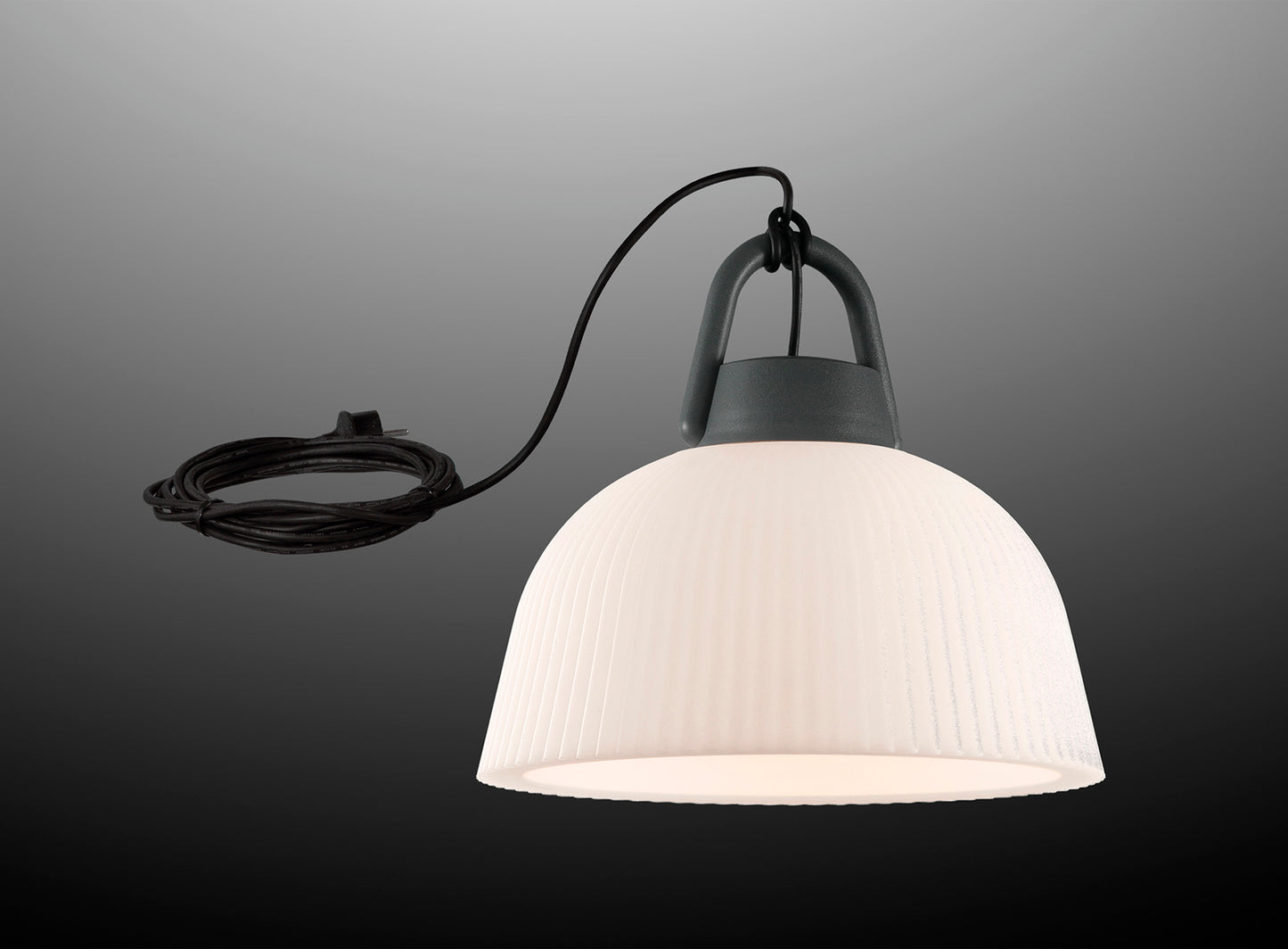 Kinke Pendant,1 x E27,IP65,Anthracite,2 Years Warranty by Mantra