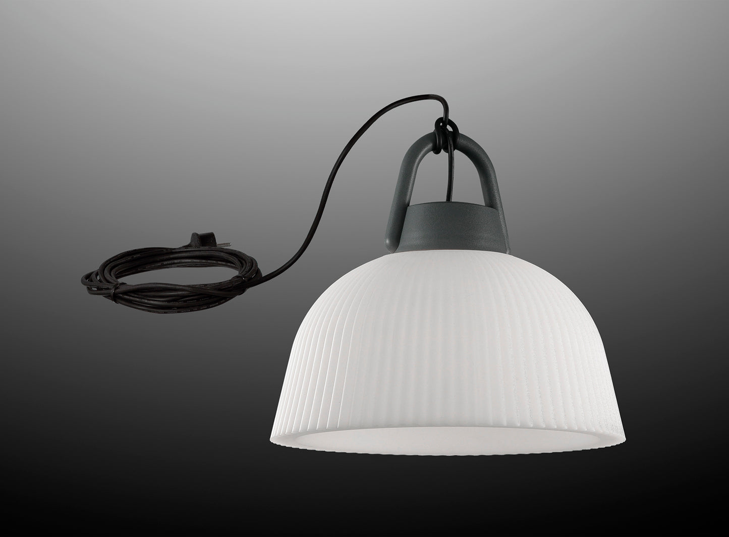 Kinke Pendant,1 x E27,IP65,Anthracite,2 Years Warranty by Mantra