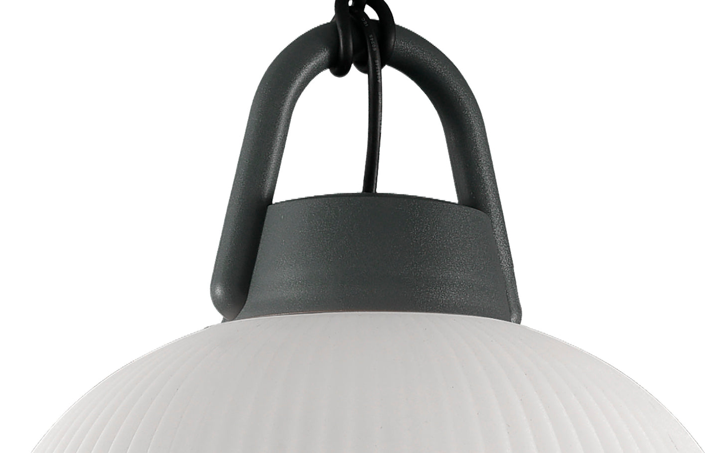 Kinke Pendant,1 x E27,IP65,Anthracite,2 Years Warranty by Mantra