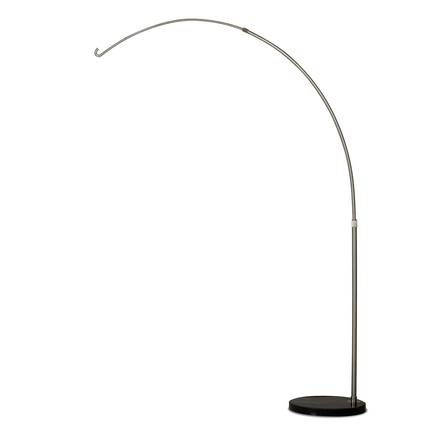 Kinke Long Reach Floor Stand With Hook, Stainless Steel/Black Marble, 2.5kg Maximum Load, 2yrs Warranty Item Weight: 15kg by Mantra