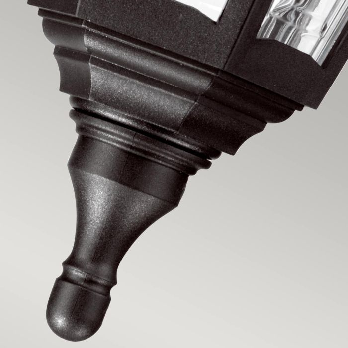 Kinsale 1 Light Chain Lantern - Black