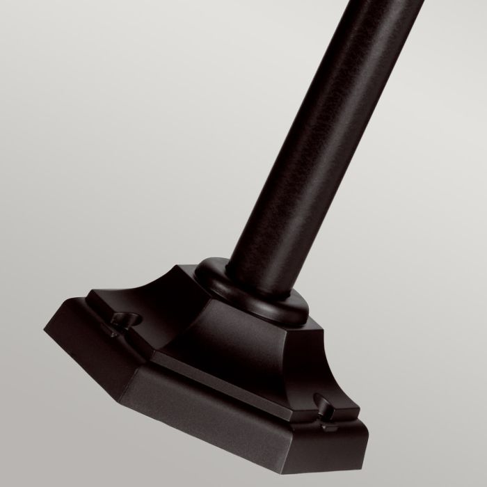 Kinsale 1 Light Lamp Post - Black