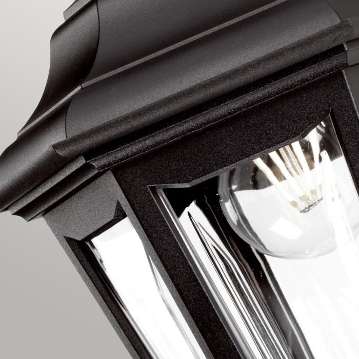 Kinsale 1 Light Wall Lantern - Black