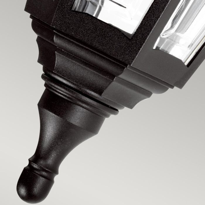 Kinsale 1 Light Wall Lantern - Black