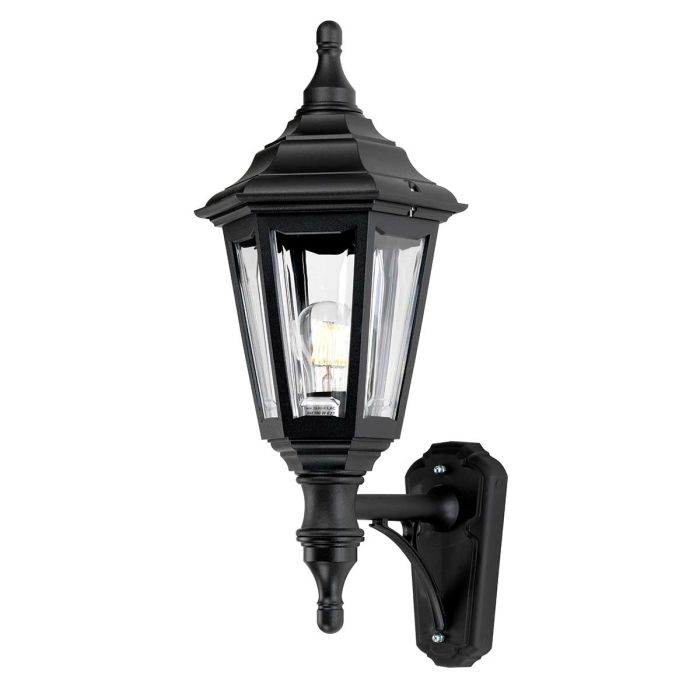 Kinsale 1 Light Wall Lantern - Black