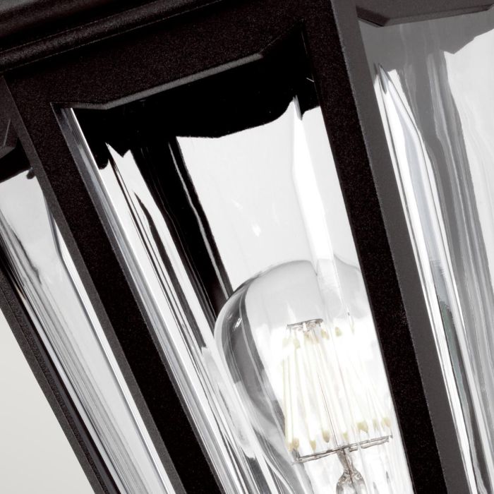 Kinsale 1 Light Wall Lantern - Black