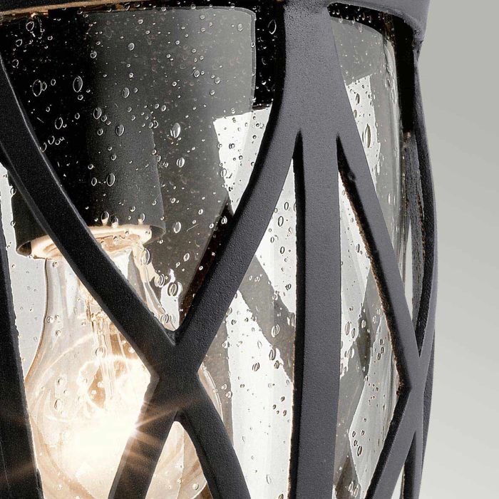 Admirals Cove 1 Light Large Wall Lantern - Textured Black