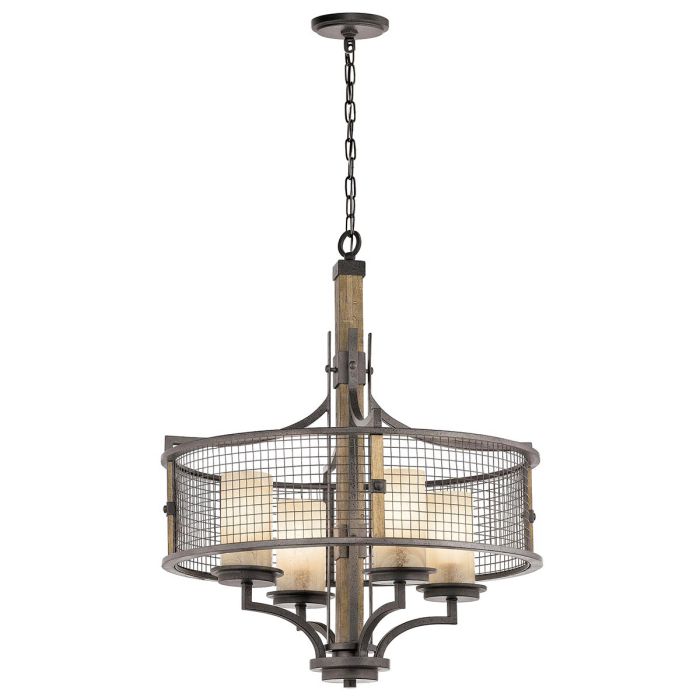 Ahrendale 4 Light Chandelier - Anvil Iron