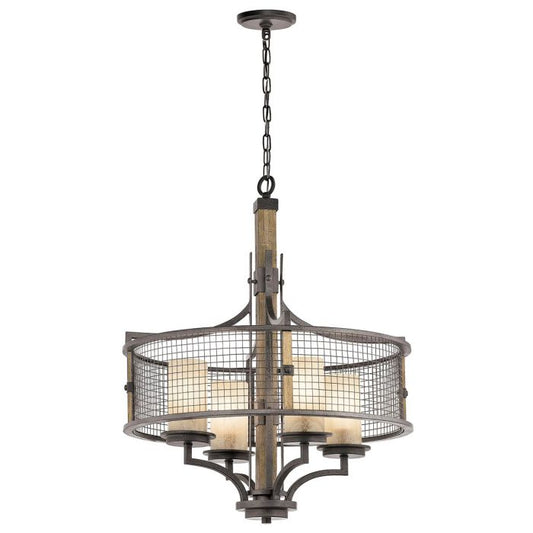 Ahrendale 4 Light Chandelier - Anvil Iron