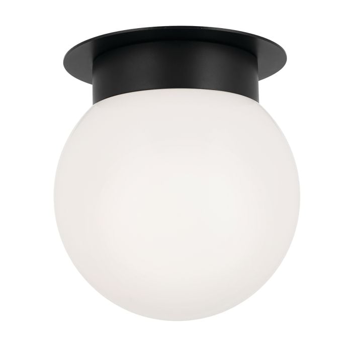 Albers Flush 1 lt Ceiling Light - Black