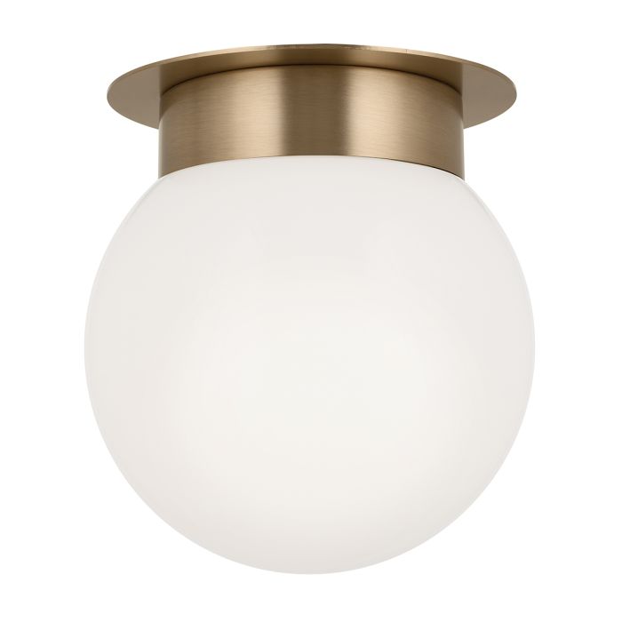 Albers Flush 1 lt Ceiling Light - Champagne Bronze