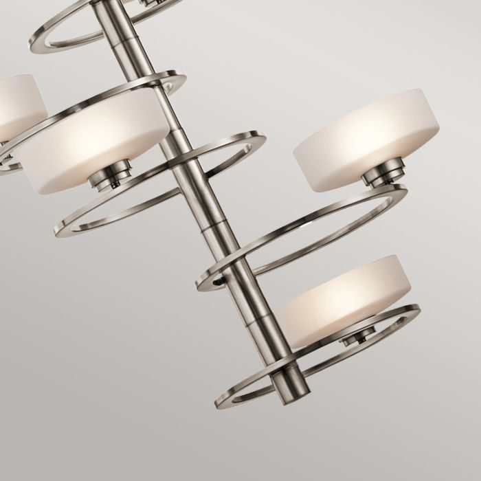Aleeka 5 Light Tall Chandelier - Classic Pewter