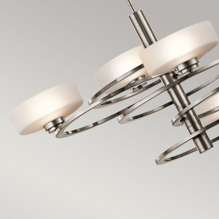 Aleeka 5 Light Chandelier - Classic Pewter