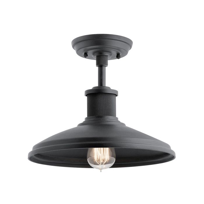 Allenbury 1 Light Outdoor Pendant - Textured Black