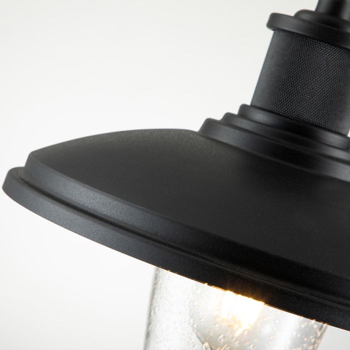 Allenbury 1 Light Medium Wall Lantern - Textured Black