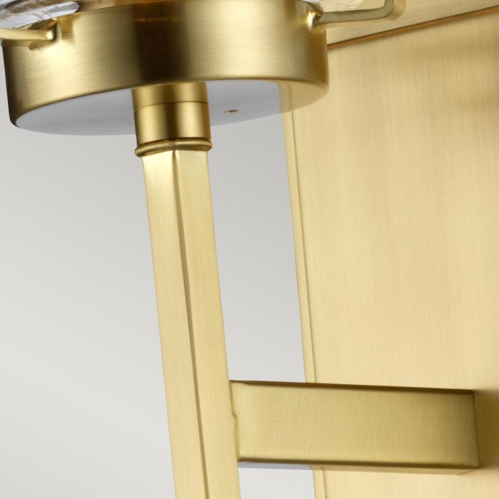 Alton 1 Light Wall Light - Brushed Brass