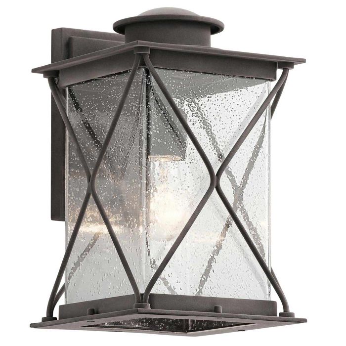 Argyle 1 Light Medium Outdoor Wall Light - Weathered Zinc