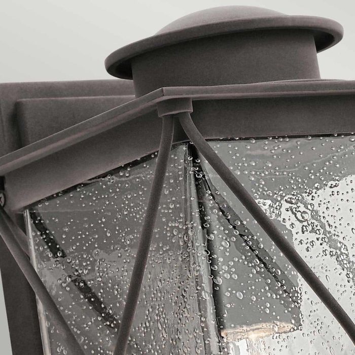 Argyle 1 Light Medium Outdoor Wall Light - Weathered Zinc