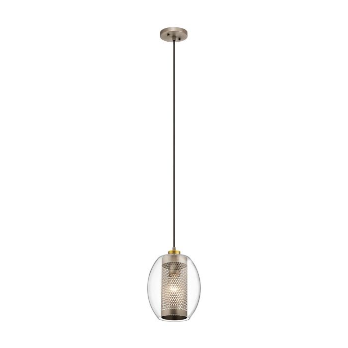 Asher 1 Light Mini Pendant - Antique Pewter