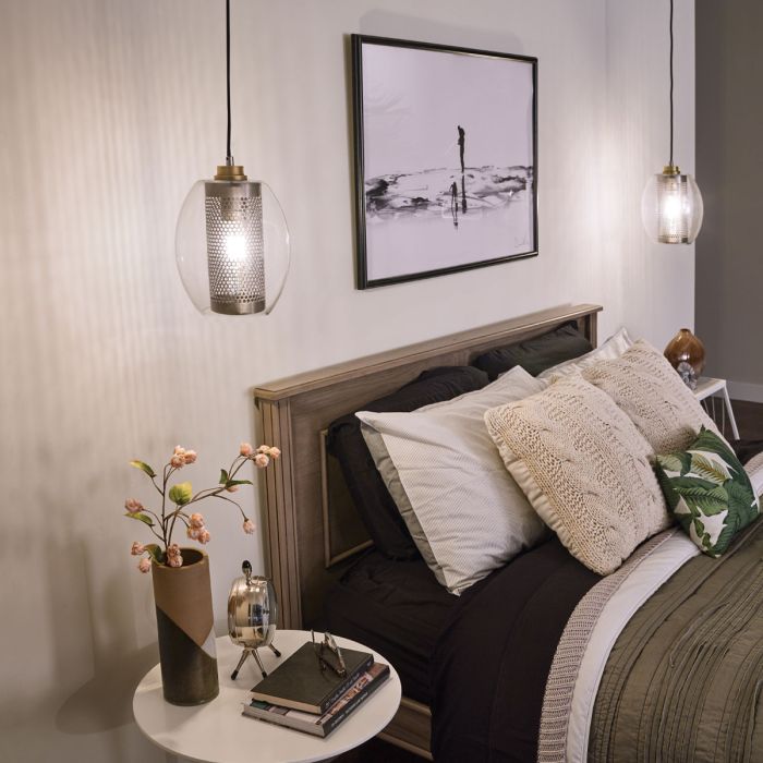 Asher 1 Light Mini Pendant - Antique Pewter