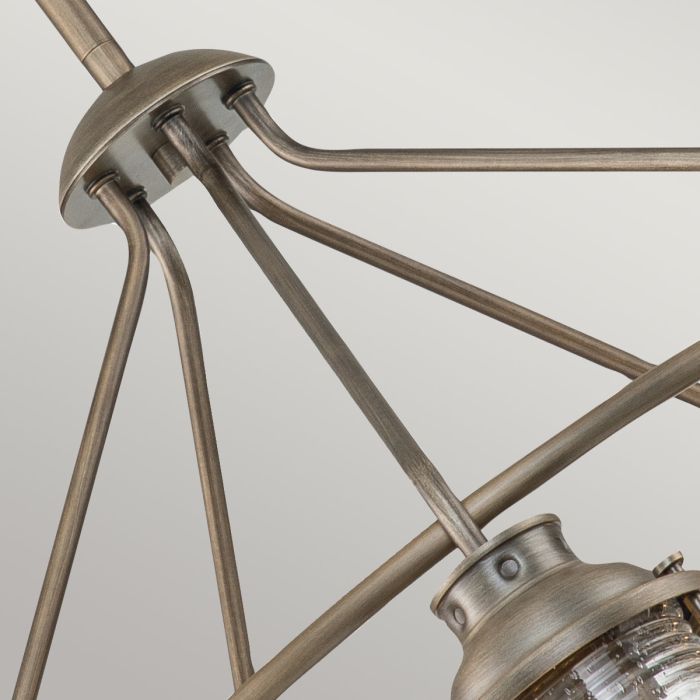 Ashland Bay 5 Light Outdoor Chandelier - Burnished Bronze