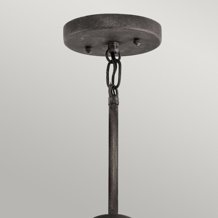 Ashland Bay 5 Light Outdoor Chandelier - Weathered Zinc
