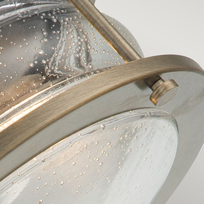 Ashland Bay 2 Light Outdoor Ceiling Flush - Burnished Bronze