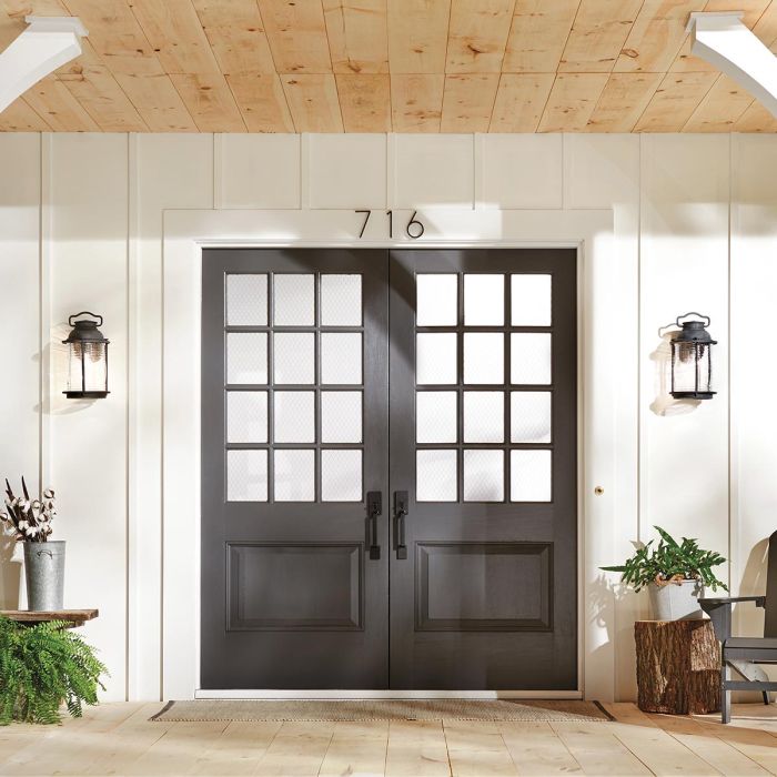 Ashland Bay 1 Light Large Wall Lantern - Burnished Bronze