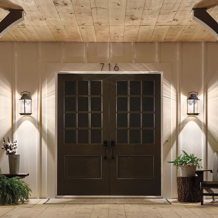 Ashland Bay 1 Light Large Wall Lantern - Burnished Bronze