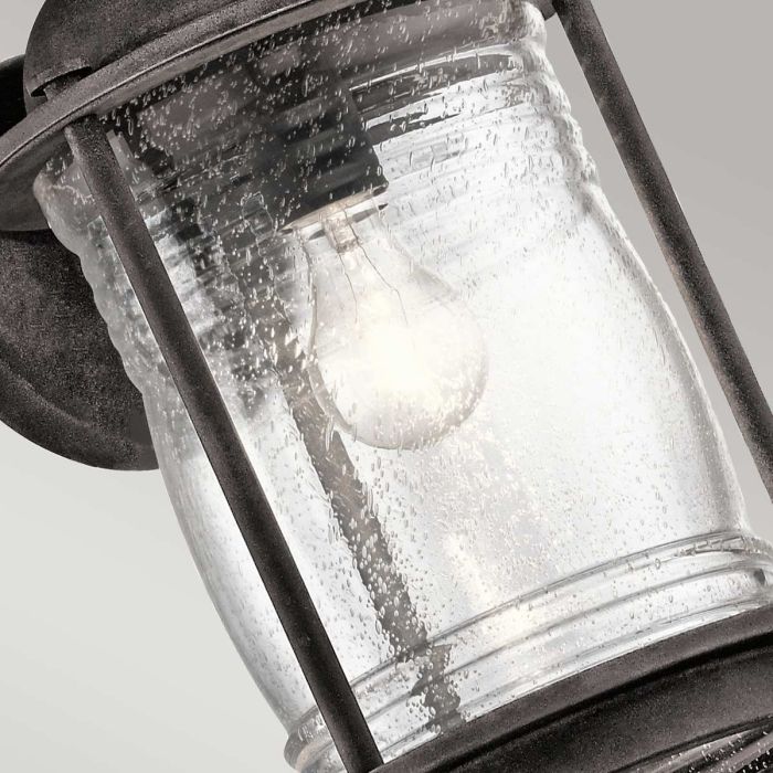 Ashland Bay 1 Light Large Wall Lantern - Weathered Zinc
