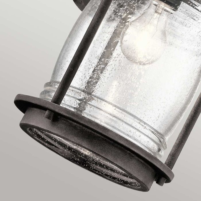 Ashland Bay 1 Light Large Wall Lantern - Weathered Zinc