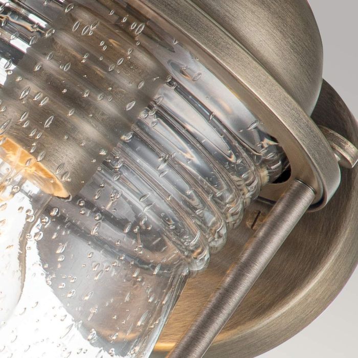 Ashland Bay 1 Light Medium Wall Lantern - Burnished Bronze