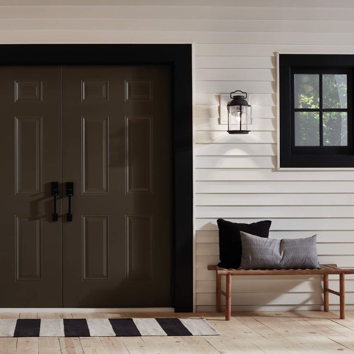 Ashland Bay 1 Light Medium Wall Lantern - Weathered Zinc