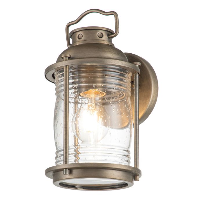 Ashland Bay 1 Light Small Wall Lantern - Burnished Bronze
