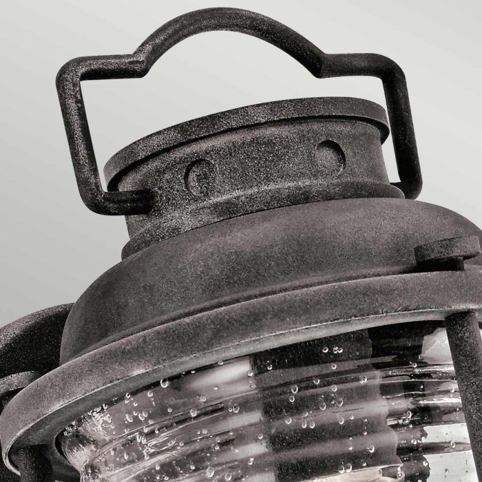 Ashland Bay 1 Light Small Wall Lantern - Weathered Zinc