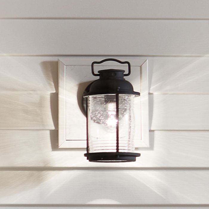 Ashland Bay 1 Light Small Wall Lantern - Weathered Zinc