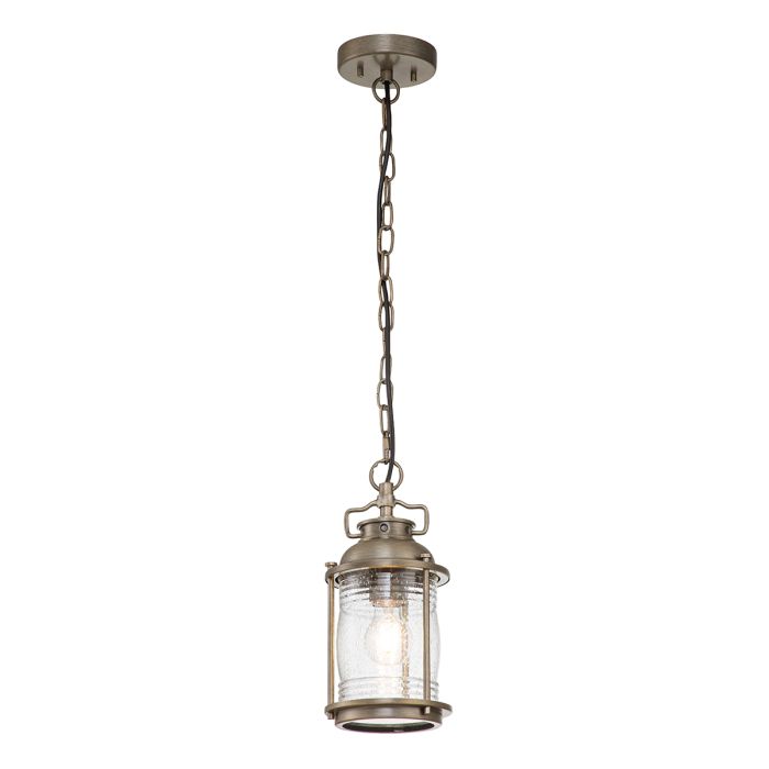 Ashland Bay 1 Light Small Chain Lantern - Burnished Bronze