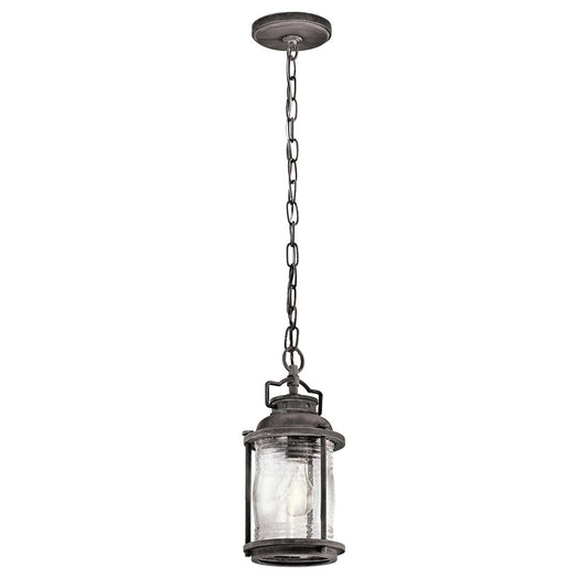 Ashland Bay 1 Light Small Chain Lantern – Zinc