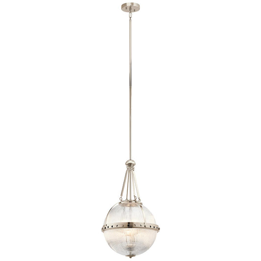 Aster 3 Light Pendant – Polished Nickel