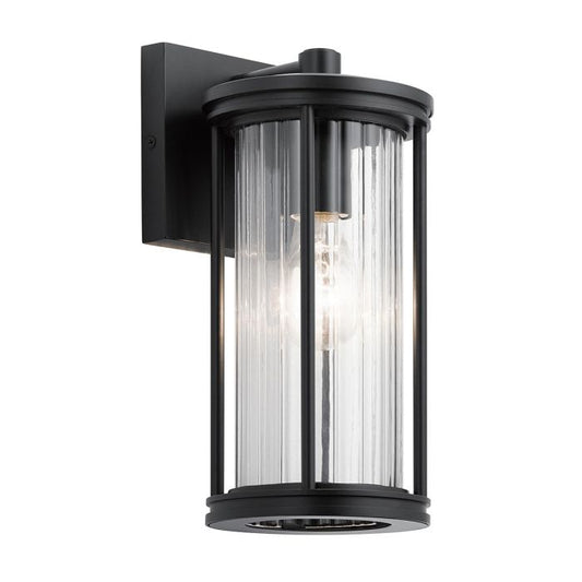Barras 1 Light Small Wall Lantern - Black